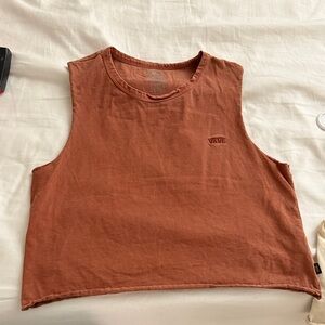 Vans Women's Sleeveless Top in Warm Rust